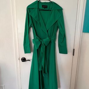 Retro 50’s dress can be worn as a light over coat as well